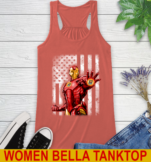 Phoenix Suns NBA Basketball Iron Man Avengers American Flag Shirt Racerback Tank 3