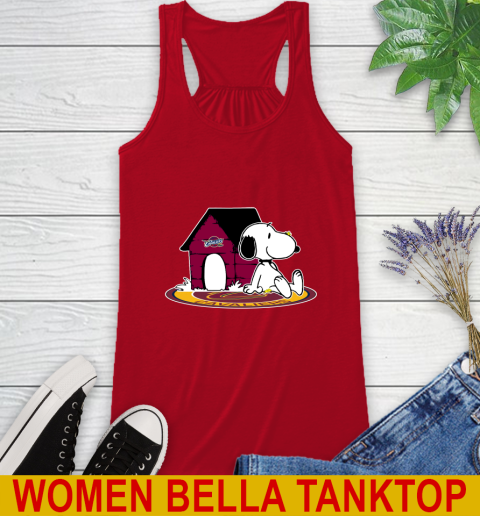 NBA Basketball Cleveland Cavaliers Snoopy The Peanuts Movie Shirt Racerback Tank 6