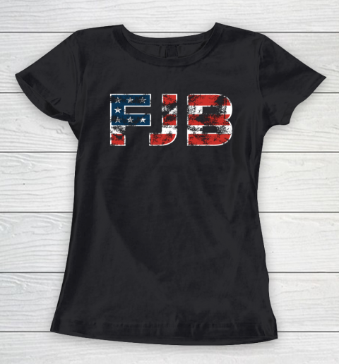 FJB Pro America US Distressed Flag Fuck Biden FJB Women's T-Shirt