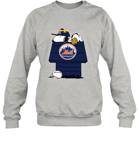 MLB New York Mets Snoopy Woodstock The Peanuts Movie Baseball T Shirt NsVKHGw7ZCY sweatshirt 35 95 151514 front ash
