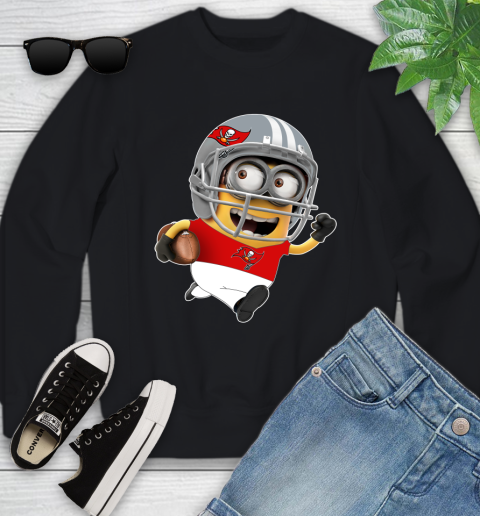 NFL Tampa Bay Buccaneers Minions Disney Football Sports Youth Sweatshirt 2