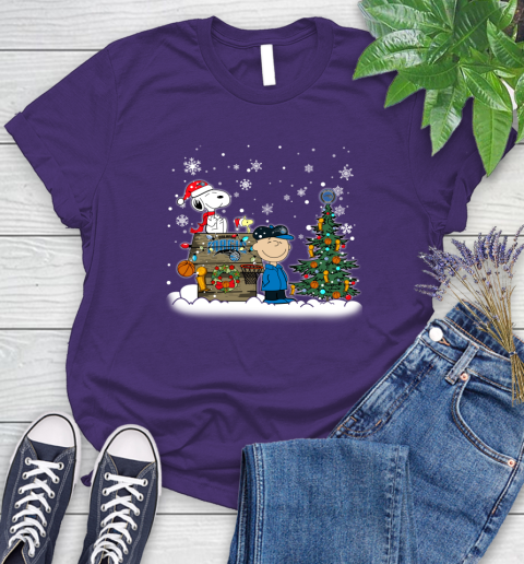 Orlando Magic NBA Basketball Christmas The Peanuts Movie Snoopy Championship Women's T-Shirt 4