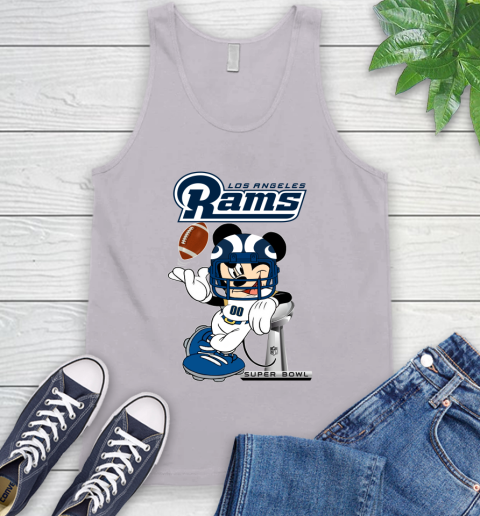 NFL Los Angeles Rams Mickey Mouse Disney Super Bowl Football T Shirt Tank Top 4