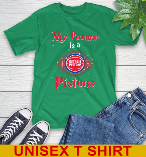 NBA Basketball Harry Potter My Patronus Is A Detroit Pistons T-Shirt 7
