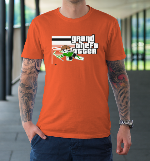 Jake Oettinger Grand Theft Otter Dallas Hockey T-Shirt 2