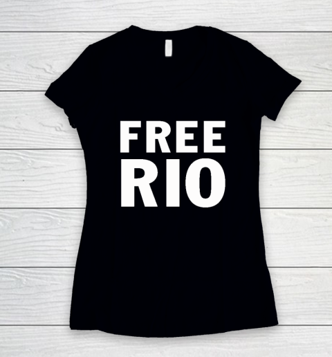 Free Rio Women's V-Neck T-Shirt