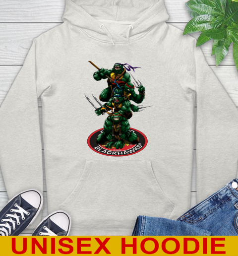 NHL Hockey Chicago Blackhawks Teenage Mutant Ninja Turtles Shirt Hoodie 12