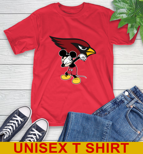Arizona Cardinals NFL Football Dabbing Mickey Disney Sports T-Shirt 10