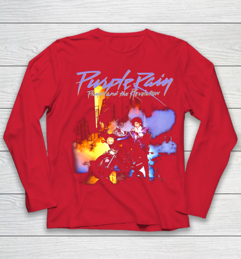 Purple Rain Prince And The Revolution Youth Long Sleeve 8