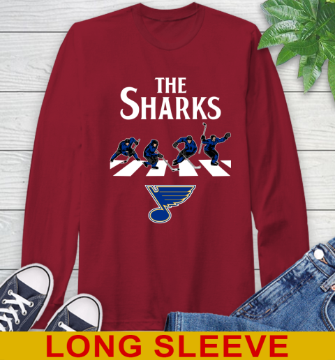NHL Hockey St.Louis Blues The Beatles Rock Band Shirt Long Sleeve T-Shirt 9