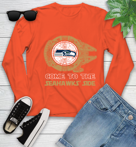 NFL Come To The Seattle Seahawks Wars Football Sports Youth Long Sleeve 3