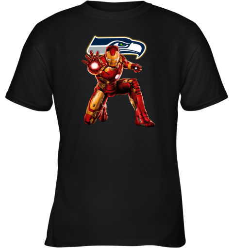 NFL Iron Man Seattle Seahawks Youth T-Shirt - Rookbrand