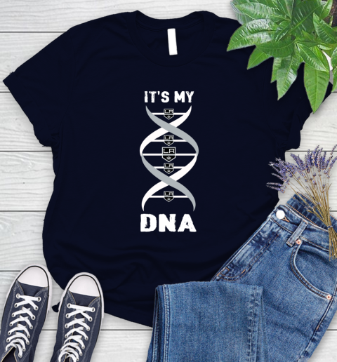 Los Angeles Kings NHL Hockey It's My DNA Sports Women's T-Shirt 2