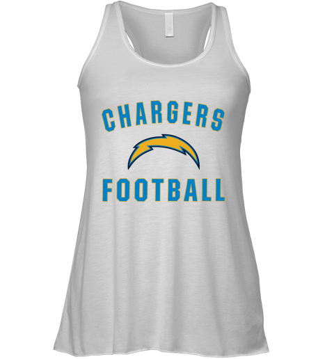 Los Angeles Chargers NFL Pro Line by Fanatics Branded Gray Victory Racerback Tank