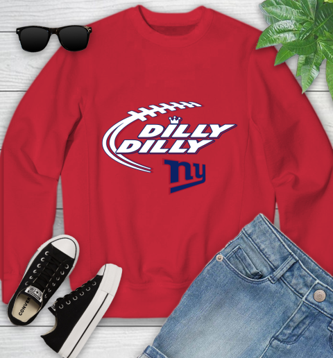 NFL New York Giants Dilly Dilly Football Sports Youth Sweatshirt 9