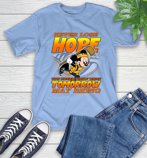 Nashville Predators NHL Hockey ootball Mickey Disney Never Lose Hope T-Shirt 12