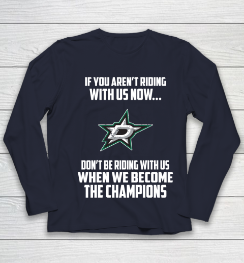 NHL Dallas Stars Hockey We Become The Champions Youth Long Sleeve 2