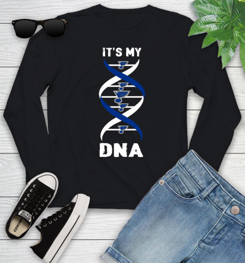 St.Louis Blues NHL Hockey It's My DNA Sports Youth Long Sleeve
