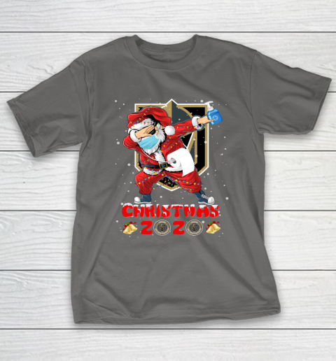 Vegas Golden Knights Funny Santa Claus Dabbing Christmas 2020 NHL T-Shirt 8