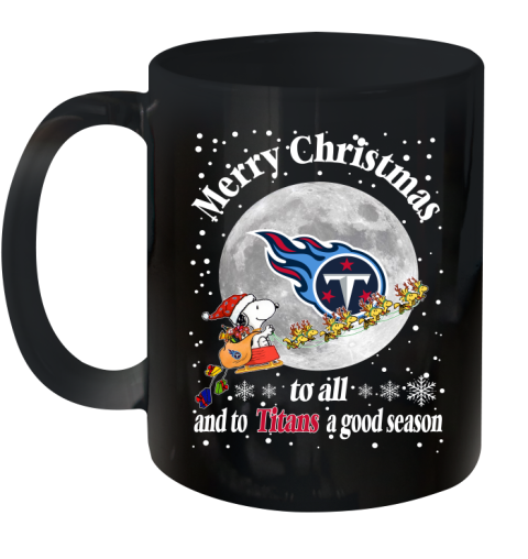 Tennessee Titans Merry Christmas To All And To Titans A Good Season NFL Football Sports Ceramic Mug 11oz