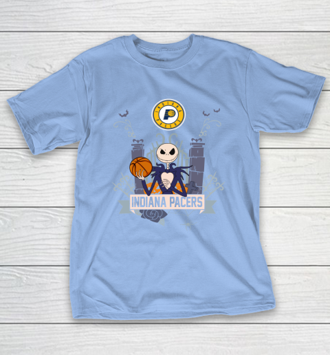 NBA Indiana Pacers Basketball Jack Skellington Halloween T-Shirt 10
