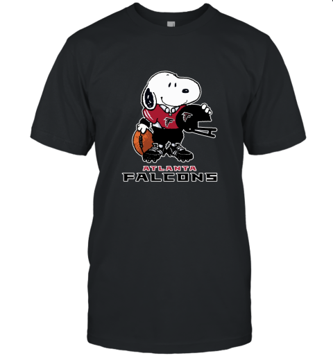 Snoopy A Strong And Proud Atlanta Falcons Player NFL Unisex Jersey Tee