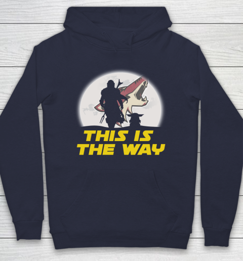 Arizona Coyotes NHL Ice Hockey Star Wars Yoda And Mandalorian This Is The Way Hoodie 2