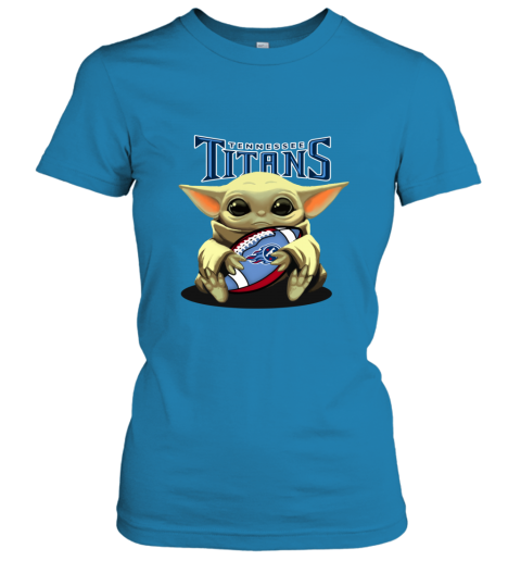 Baby Yoda Loves The Tennessee Titans mutp baby yoda loves the tennessee titans ladies t shirt 20 front sapphire