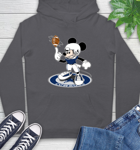 NFL Football Dallas Cowboys Cheerful Mickey Disney Shirt Hoodie 7