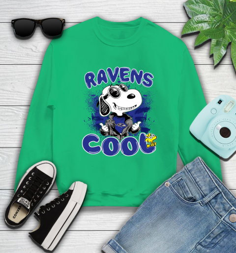 NFL Football Baltimore Ravens Cool Snoopy Shirt Sweatshirt 7