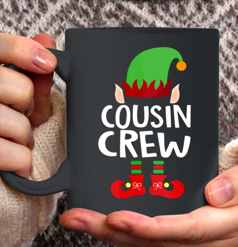 Cousin Crew ELF T Shirt Gift Family Matching Christmas Ugly Ceramic Mug 11oz