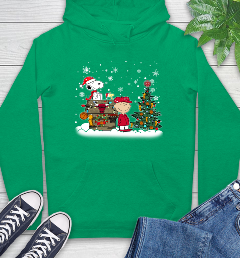Chicago Bulls NBA Basketball Christmas The Peanuts Movie Snoopy Championship Hoodie 8