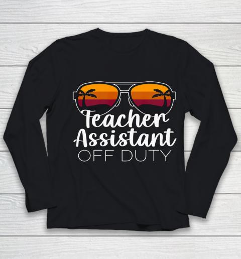 Teacher Assistant of the Deaf Off Duty Sunglasses Sunset Youth Long Sleeve