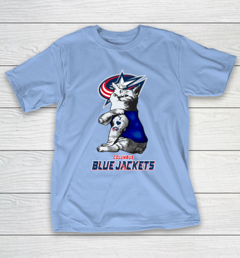 NHL My Cat Loves Columbus Blue Jackets Hockey T-Shirt 10