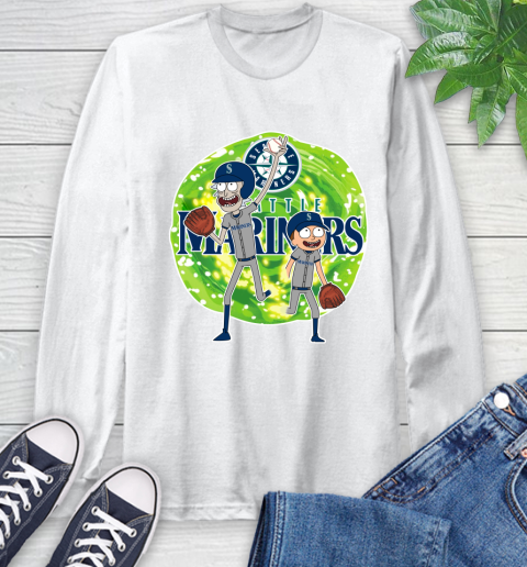 MLB Seattle Mariners Rick And Morty Baseball Sports Long Sleeve T-Shirt
