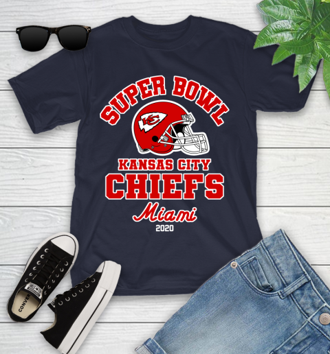 Kansas City Chiefs Super Bowl Champion Miami Logo 2020 NFL Shirts 95