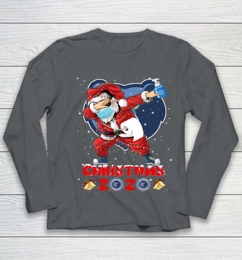 Memphis Grizzlies Funny Santa Claus Dabbing Christmas 2020 NBA Youth Long Sleeve 6