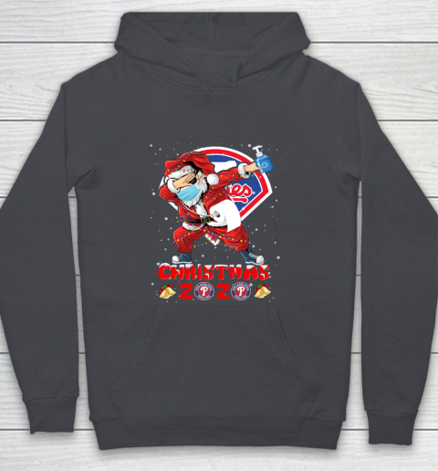 Philadelphia Phillies Funny Santa Claus Dabbing Christmas 2020 MLB Youth Hoodie 5