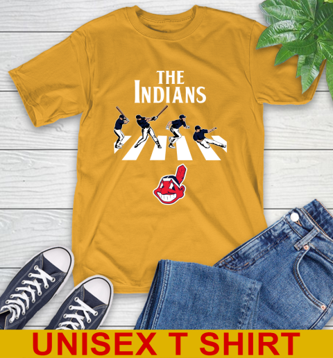 MLB Baseball Cleveland Indians The Beatles Rock Band Shirt T-Shirt 2