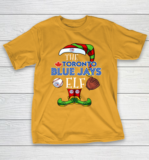 Toronto Blue Jays Christmas ELF Funny MLB T-Shirt 2