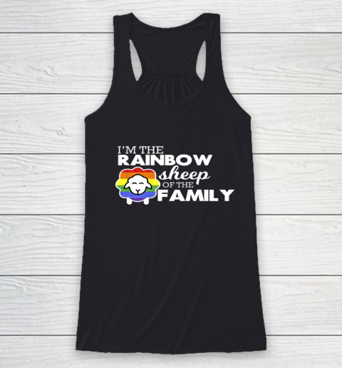 I Am Rainbow Sheep Of My Family shirt LGBT Gay Lesbian Racerback Tank