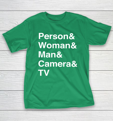 Person Woman Man Camera TV T-Shirt 5