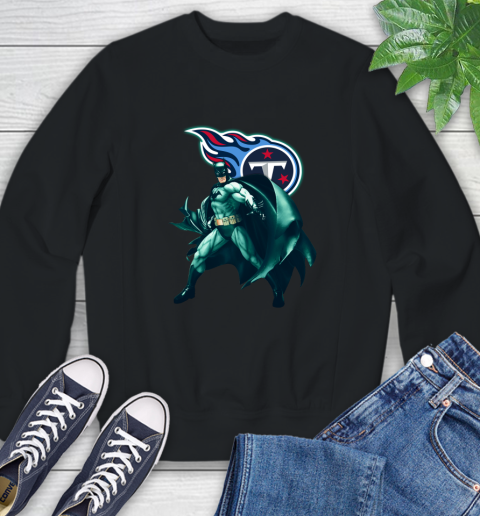 NFL Batman Football Sports Tennessee Titans Sweatshirt 2