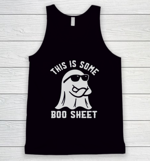 This Is Some Boo Sheet Shirt Funny Ghost Spooky Cute Tank Top