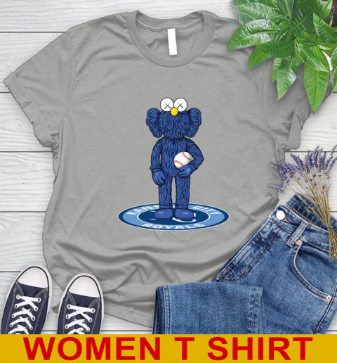 MLB Baseball Kansas City Royals Kaws Bff Blue Figure Shirt Women's T-Shirt 11