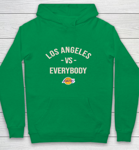Los Angeles Lakers Vs Everybody Youth Hoodie 4
