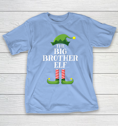 Big Brother Elf Matching Family Group Christmas Party Pajama T-Shirt Big Brother Elf Matching Family Group Christmas Party Pajama T-Shirt