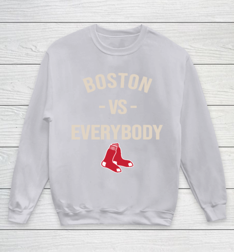 Boston Red Sox Vs Everybody Youth Sweatshirt 3