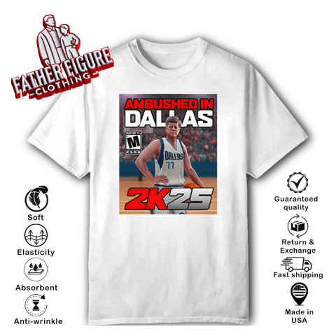 Doncic And John F. Kennedy Ambushed In Dallas 2K25 T-Shirt