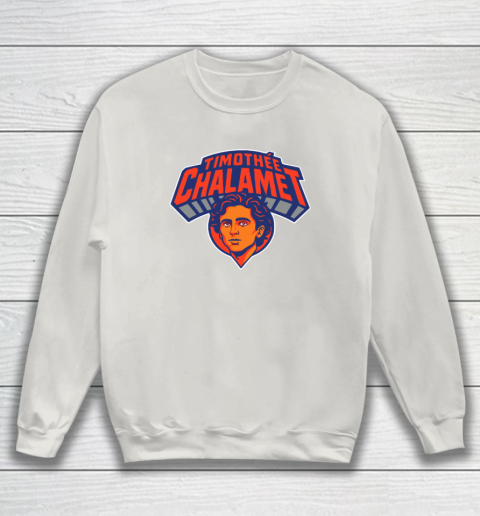 Timothee Chalamet New York Knicks Sweatshirt 8